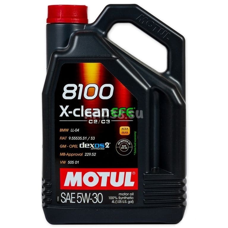 109171 MOTUL Моторное масло Motul 8100 X-clean EFE 5W-30 4л