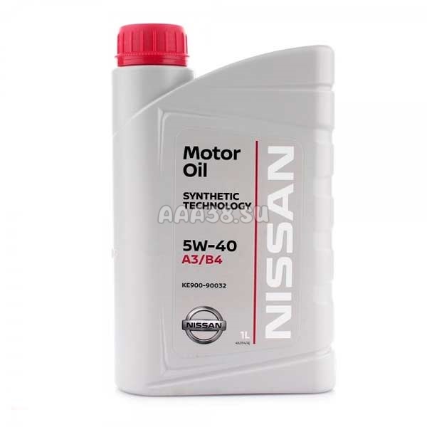 KE90090032R NISSAN Моторное масло Nissan MOTOR OIL 5W-40 1л