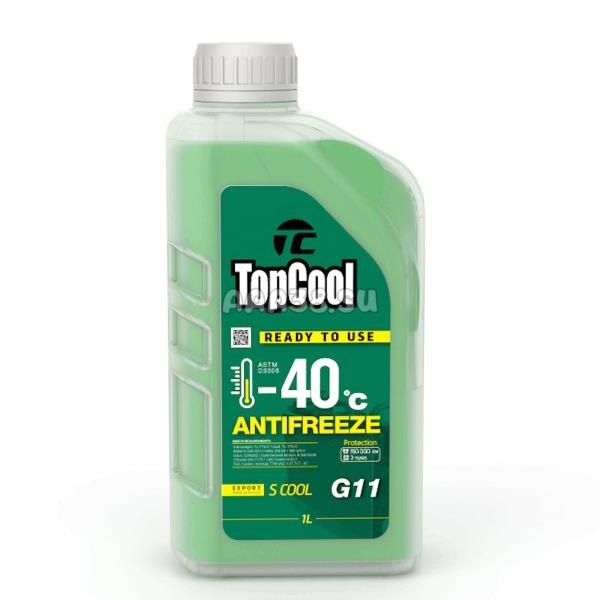 Z0017 TOPCOOL Антифриз TopCool  Antifreeze S cool -40C G11 1л