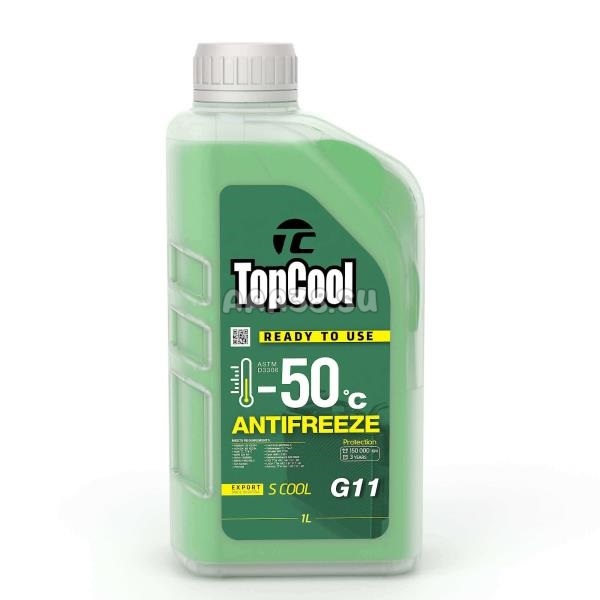 Z0023 TOPCOOL Антифриз TopCool  Antifreeze S cool -50C G11 1л
