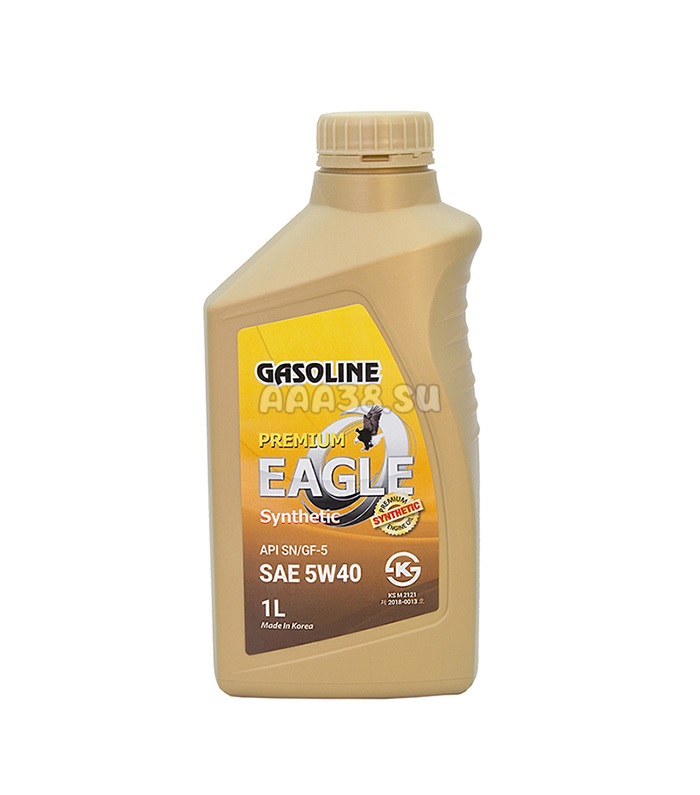 EGS54001 EAGLE Моторное масло Eagle PREMIUM Gasoline 100% SYNTHETIC 5W-40 1л