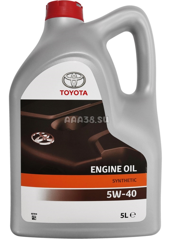 0888080375GO TOYOTA-LEXUS Моторное масло Toyota Engine Oil 5W-40 5л
