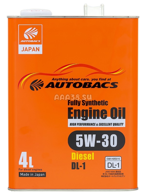 A00032642 AUTOBACS Моторное масло Autobacs ENGINE OIL FS DIESEL DL-1 5W30 4л
